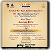 38th CFBP Jamnalal Bajaj Awards for Fare Business Practices